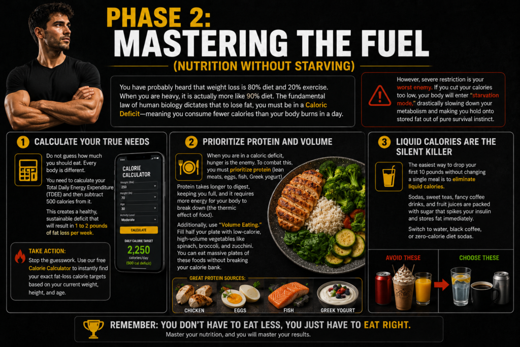 How to Start Losing Weight When Overweight: The Ultimate Beginner's Guide Mastering the Fuel (Nutrition Without Starving)