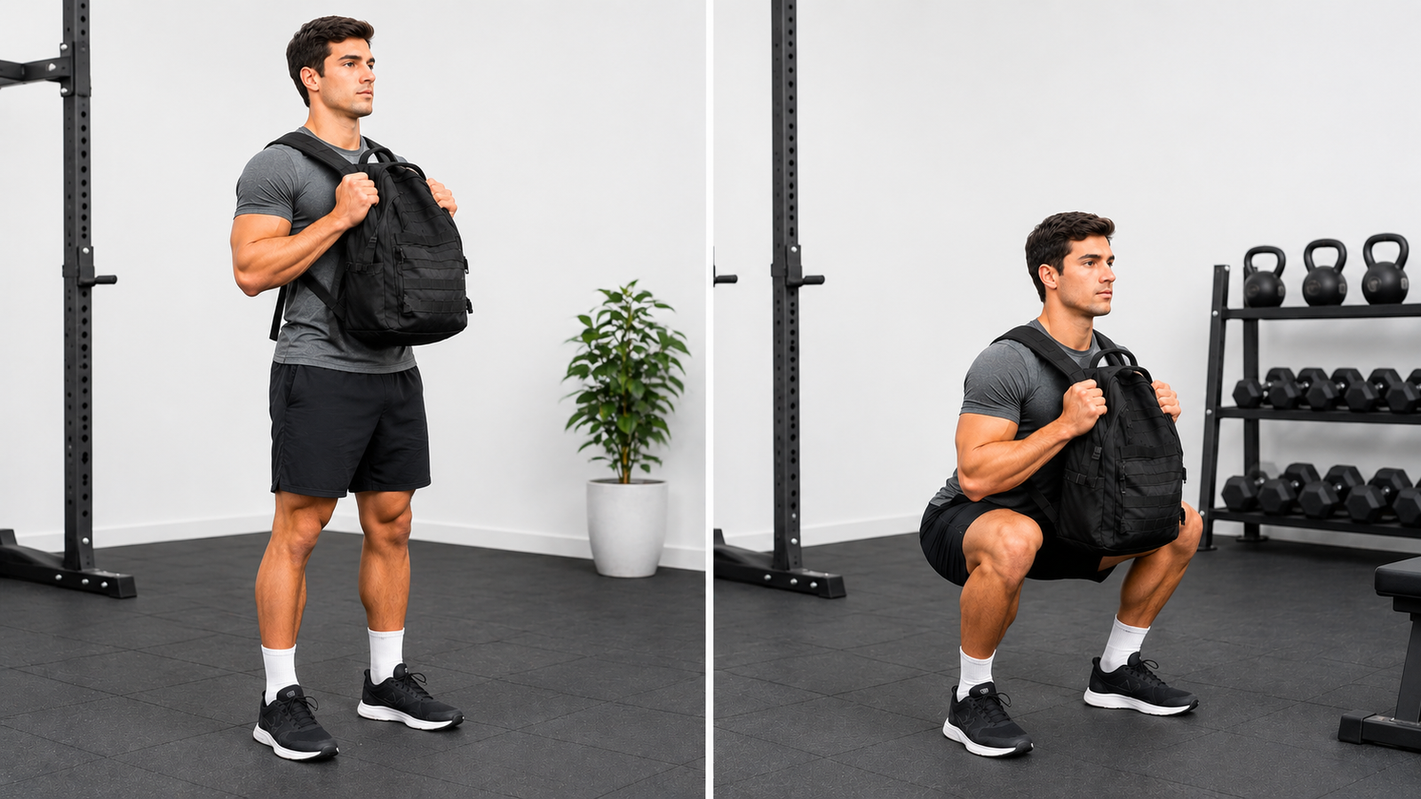 Backpack Squats